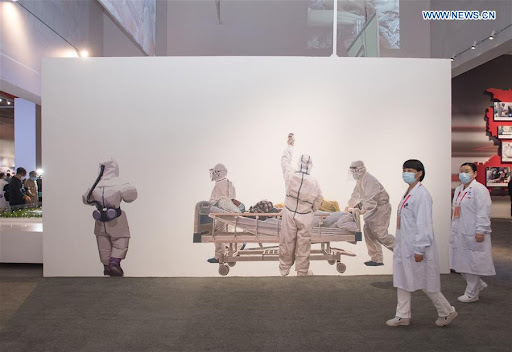新冠展覽，新冠展位，新冠畫作展示
